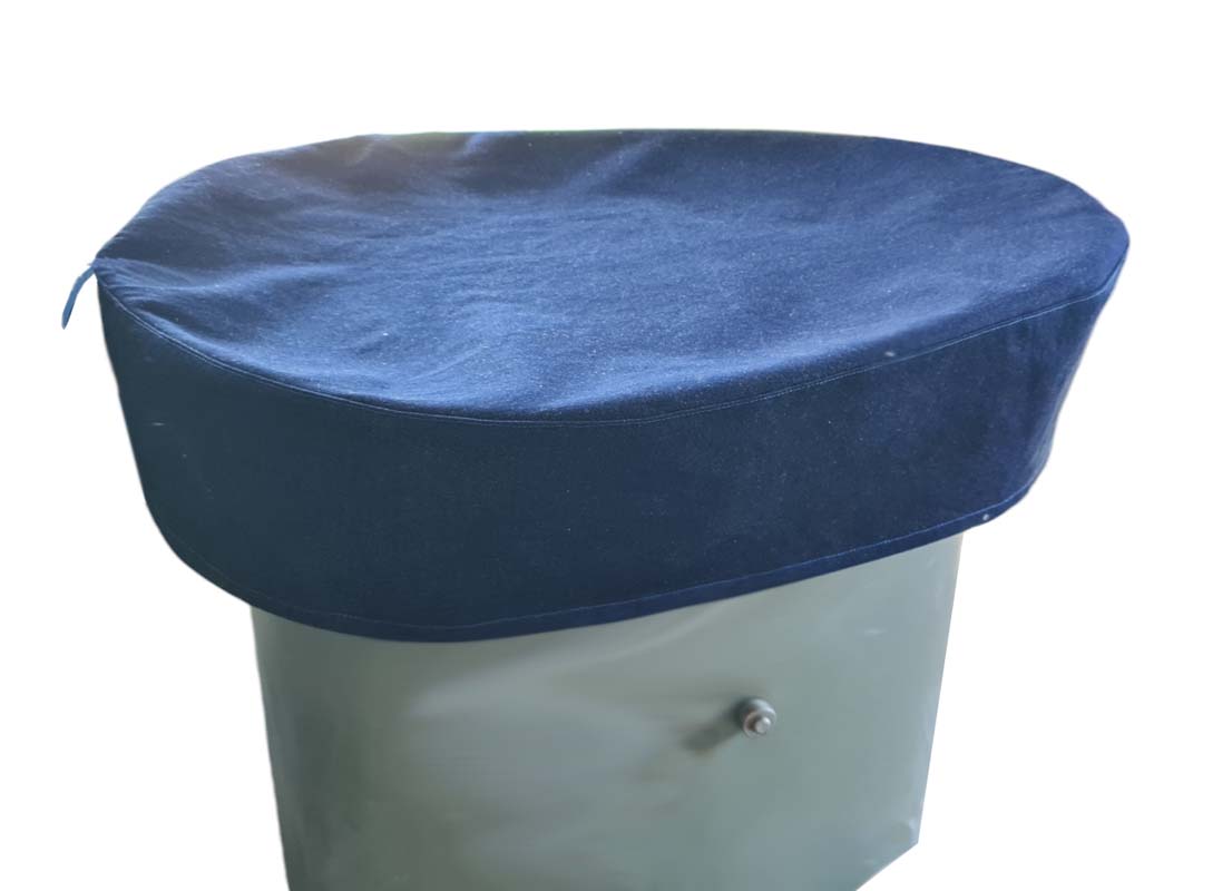 Pottery wheel cover for Venco wheel mid weight Denim Deanna Roberts Studio